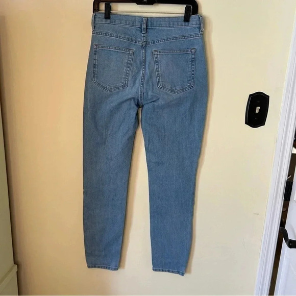Everlane High Rise Skinny Ankle Jeans 28 Light Wash - Picture 3 of 6